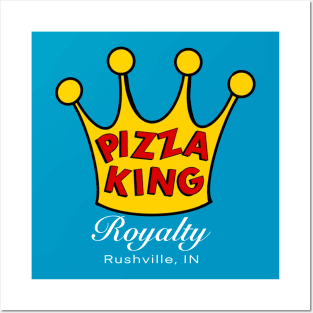 Pizza King Cowboy Logo Posters and Art